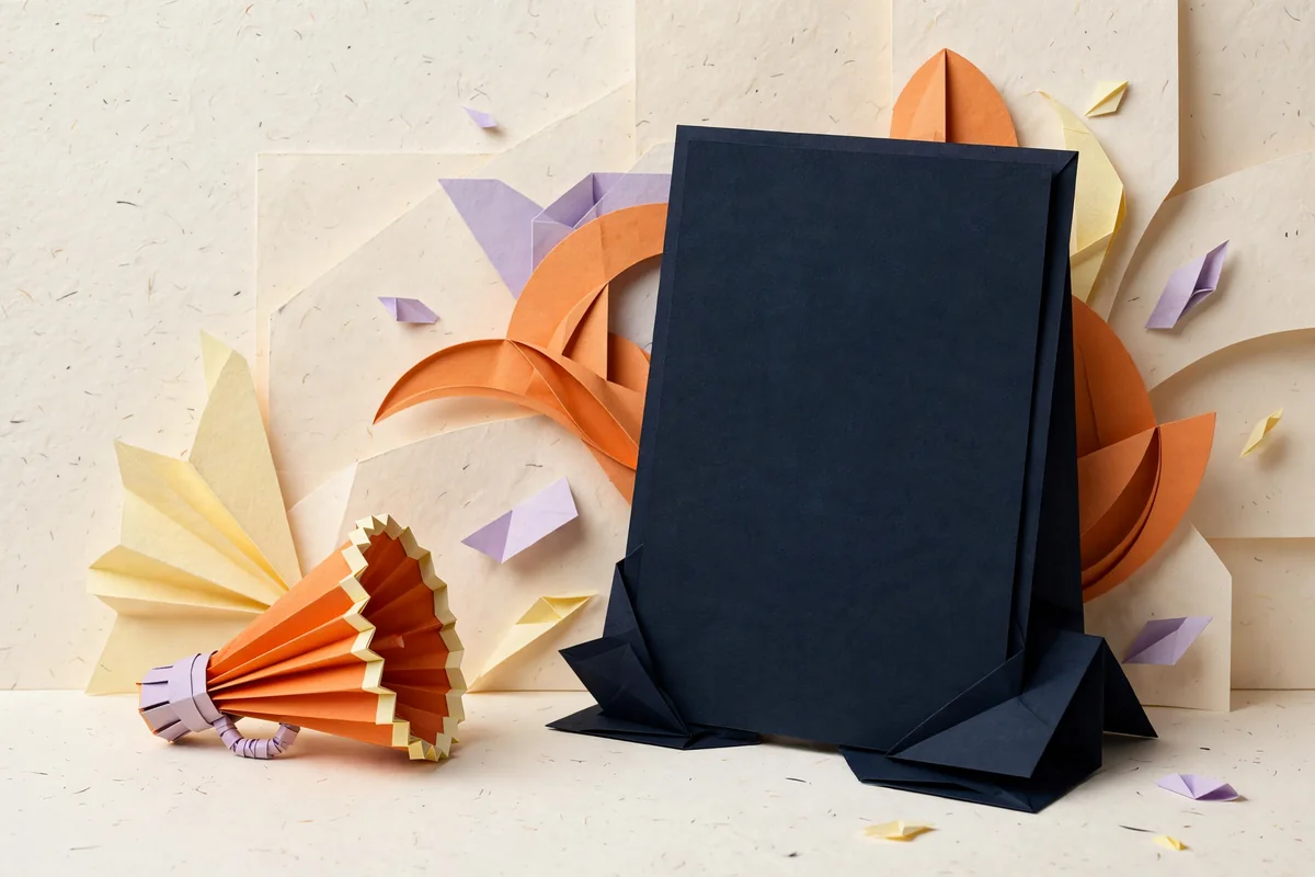 Street corners paper illustration